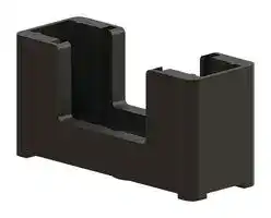 FH-320-NV: FUSE HOLDER, BLACK, 5MM X 20MM
