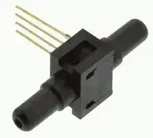 26PCAFA6D: Pressure Sensor, Medical, 1 psi, Voltage, Differential, 10 V, Straight
