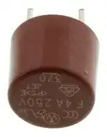 FUSEG4B: FUSE, PCB , RADIAL LEADED, 4A, 250V
