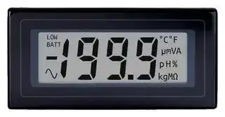 DPM 2000: Digital Panel Meter, DC Millivolts, 3-1/2Digits, 0-200mV, 15mm Digit Height, 14V