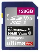 INSDX128G-100/90V30: Flash Memory Card, SDXC Card, 128 GB, Class 10, UHS-I U3, V30