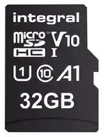 INMSDH32G-100V10: MicroSDHC Memory Card, High Speed, UHS-I, U1 V10, 32GB, 100Mbps