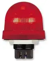 81510000: Beacon, Vandal Proof, Red, Steady, 10W, 240VAC, IP65, 75mm Dia., 96.5mm Height