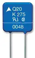 B72214Q0271K101: TVS Varistor, 275 V, 350 V, B722 Series, 710 V, Disc 14mm, Metal Oxide Varistor (MOV)