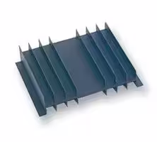 10DN-01000-A-200: Heat Sink, Extruded Range - 1, Black Anodized, 2 °C/W, TO-3, 123.8 mm, 26.7 mm, 100 mm