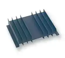 10DN-01000-A-200: Heat Sink, Extruded Range - 1, Black Anodized, 2 °C/W, TO-3, 123.8 mm, 26.7 mm, 100 mm