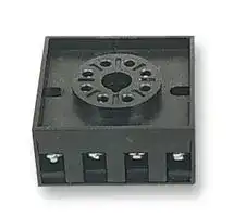 MCCDSR08: Relay Socket, Free Hanging, Screw, 8 Pins, 10 A, 250 V