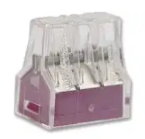 773-106: Standard Terminal Block, Lilac, 773, 6 Contacts, Terminal Block, Standard, Cable Mount, 12 AWG