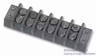 37TB06F: TERMINAL BLOCK, PANEL, 9.5MM, 6 POSITION, 16AWG