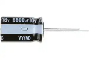 UVY1E101MDD: CAPACITOR ALUM ELEC 100UF, 25V, 20%, RAD