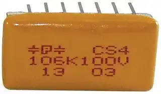 DEL-475K100CS4-FA — FILM CAPACITOR, 4.7uF, 100V, 10%, SMD