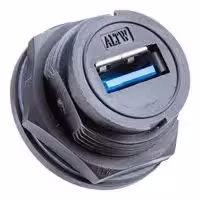 UA-30PMFL-LC7B20.: USB CABLE, TYP A PLUG- TYP A RCPT, 200MM