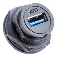 UA-30PMFL-LC7B20.: USB CABLE, TYP A PLUG- TYP A RCPT, 200MM