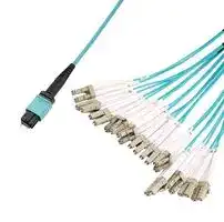 MPM24OM4-LCR-05: FIBRE CORD, MPO PLUG-LC, MM, 500MM