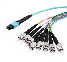MPM8OM4-STR-1: FIBRE CORD, MPO PLUG-ST, MM, 1M