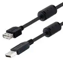 U2A00017-3M.: USB CABLE, 2.0 TYPE A RCPT-PLUG, 9.8FT