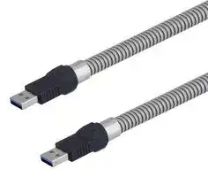 U3A00001-05M: USB CABLE, 3.0 A PLUG, 0.5M, METALLIC