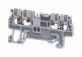 CP1.5/4: TERMINAL BLOCK, DIN RAIL, 4POS, 800V/15A