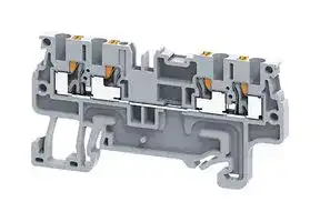 CP1.5/4: TERMINAL BLOCK, DIN RAIL, 4POS, 800V/15A