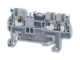 CP1.5/3: TERMINAL BLOCK, DIN RAIL, 3POS, 800V/15A