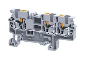 CP4/3: TERMINAL BLOCK, DIN RAIL, 3POS, 1KV, 32A