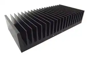 SK 85 75 SA: Heat Sink, Standard Extruded, Black Anodized, 1.2 °C/W, 160 mm, 40 mm, 75 mm