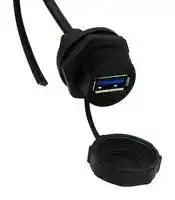 67U3BD-006-K: USB CABLE, 3.0 A RECPT-FREE END, 1.83M