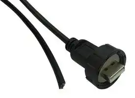 67U2AD-006-K: USB CABLE, 2.0 A PLUG-FREE END, 1.83M