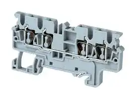 CX2.5/4: TERMINAL BLOCK, DIN RAIL, 4POS, 1KV, 24A