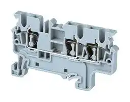 CX2.5/3: TERMINAL BLOCK, DIN RAIL, 3POS, 1KV, 24A