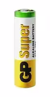 GP27A: Battery, Super, Single Cell, 12 V, 27A, Alkaline, 18 mAh, Raised Positive and Flat Negative, 1