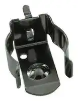 92: Battery Clip, AA, CR2 x 1, Through Hole, Snap-In