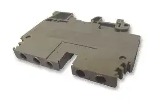 011547923: DIN Rail Mount Terminal Block, 4 Ways, 22 AWG, 10 AWG, 4 mm², Screw, 32 A