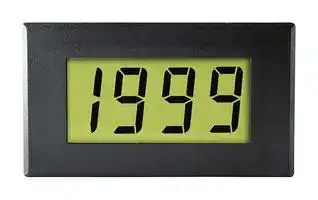 DPM970: Digital Panel Meter, AC Volts, 3-1/2Digits, 0V to 500V, 19mm Digit Height, 14V