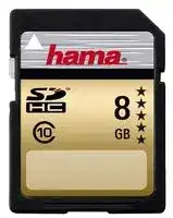 00104366: Flash Memory Card, SDHC Card, 8 GB, Class 10