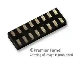 ECMF06-6HSM16: Special Function IC, Common Mode Filters with ESD Protection, 100 mA DC, µQFN-16