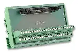 IFM IDC 50: Terminal Block Interface, IDC 50 Position Plug, Screw Type 50 Position Terminal Block, 1 A, 250 V