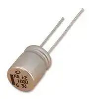 UHD0J102MPD: Electrolytic Capacitor, 1000 µF, 6.3 V, ± 20%, Radial Leaded, 2000 hours @ 85°C, Polar