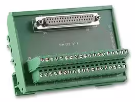 IFM DEE 37 F: Terminal Block Interface, D Sub 37 Position Receptacle, Screw Type 38 Position Terminal Block