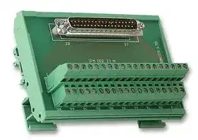 IFM DEE 37 M: Terminal Block Interface, D Sub 37 Position Plug, Screw Type 38 Position Terminal Block, 5 A