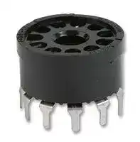PLE11-0: Relay Socket, Through Hole, Quick Connect, 11 Pins, 10 A, 250 VAC