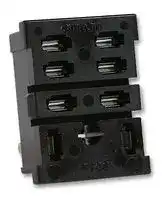 PT08-0: Relay Socket, Through Hole, Solder, 8 Pins, 10 A, 110 VAC, PT Series