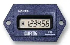 17305870: Panel Mount Timer, Hour Meter, 12 VDC, 48 VDC, 0 s, 99999.9 h, 24.1 mm, 36.8 mm