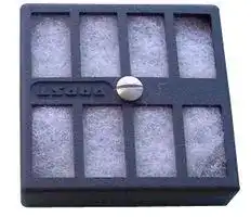 PMFA160: Fan Filter Assembly, 150 mm, 150/172mm Axial Fans, 162 mm, Synthetic Fibre, PC (Polycarbonate)