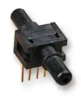24PCAFA6D: Pressure Sensor, Miniature, Silicon, 1 psi, Voltage, Differential, 10 V, Straight, 2 mA