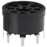 PLE08-0: Relay Socket, Through Hole, Quick Connect, 8 Pins, 10 A