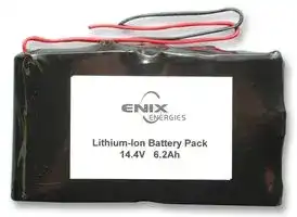 800050: Rechargeable Battery, 15 V, Lithium Ion, 6.8 Ah, Wire Leads, 1