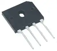 GBU1004: Bridge Rectifier, Single Phase, 400 V, 10 A, SIP, 4 Pins, 1.1 V