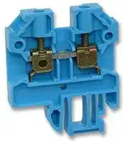 012838 SAK4: DIN Rail Mount Terminal Block, 2 Ways, 22 AWG, 10 AWG, 4 mm², Screw, 32 A
