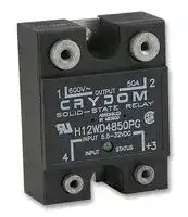 H12WD4850PG: Solid State Relay, 50 A, 660 Vrms, Panel Mount, Screw